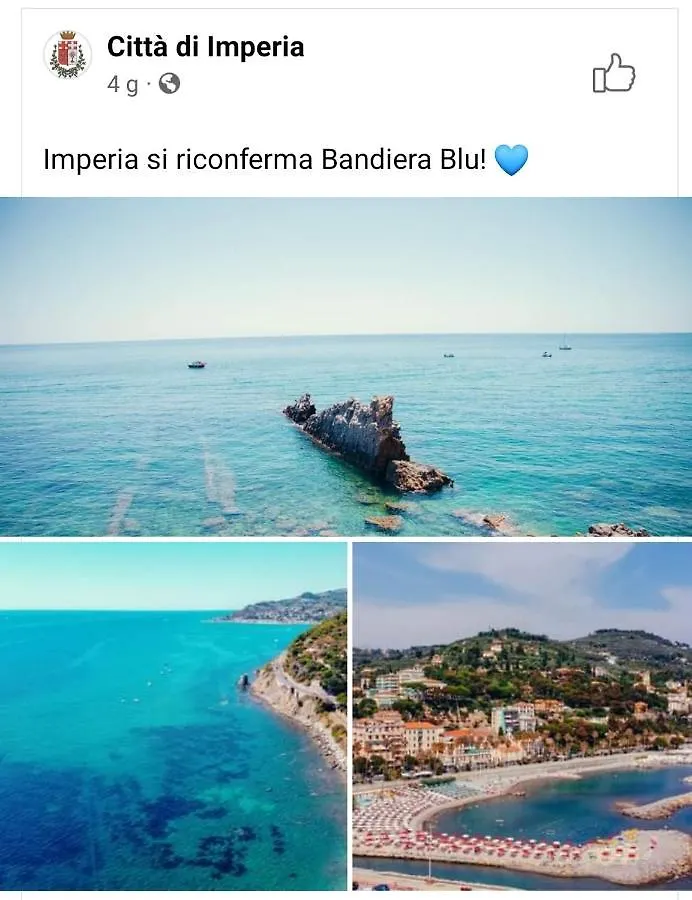 Pama Mar Lägenhet Imperia Italien